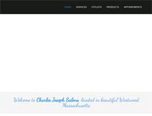 Tablet Screenshot of charlesjosephsalon.com